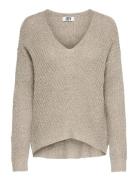 JDY Jdynew Megan L/S Pullover Knt Noos Beige
