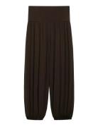 Mango Balloon Trousers With Elastic Waist Brun