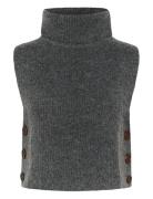 Cream Crstarfi Short Knit Slipover Grå