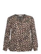 Kaffe Curve Kcmirta Tilly Blouse Brun
