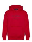 Tommy Hilfiger Oval Graphic Hoodie Röd