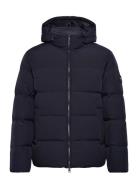 Tommy Hilfiger Down Hooded Puffer Jkt Marinblå