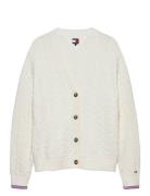 Tommy Jeans Tjw Cable Cardigan Kräm