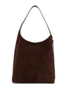Tory Burch Romy Suede Hobo Bag Brun