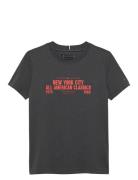 Tommy Hilfiger Nyc Print Graphic Tee Ss Grå
