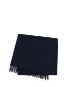 GANT Wool Woven Scarf Marinblå