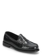 Selected Slhbilly Leather Penny Loafer Svart