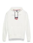 GANT Reg Archive Shield Hoodie Vit