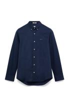 GANT Slim Pinpoint Oxford Shirt Marinblå