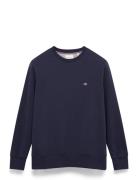 GANT Reg Shield Ls T-Shirt Marinblå