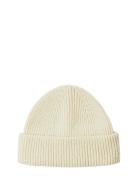 Selected Slhmason Merino Sailor Wool Beanie Kräm