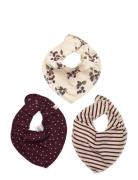 Petit Piao Bib Modal 3 Pack Multi/patterned