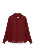 MSCH Copenhagen Mschkasandra Orabella Shirt Röd