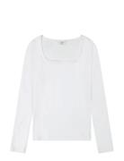 Lee Jeans Ls Square Neck Vit