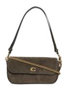 Coach Brook Flap Chain Bag Khaki Green