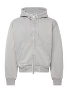 Hope Bubble Zip Hoodie Dove Grey -50 Grå