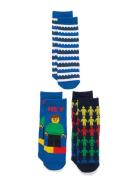 LEGO Kidswear Lwagan 700 - 3-Pack Socks Blå