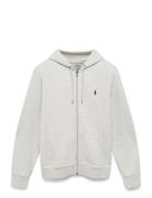 Polo Ralph Lauren Double-Knit Full-Zip Hoodie Grå