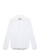 MOS MOSH Mmsybel Satin Shirt Vit