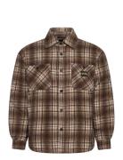 Stan Ray Quilted Plaid Overshirt Brun