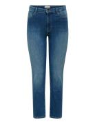 ONLY Carmakoma Carsui Studs Mid Slim Dnm Dia Blå