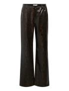 Object Objebba Hw Straight Snake Pant 141 Brun