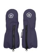 Color Kids Mittens Long W. Zipper Lila