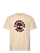 Timberland Holiday Front Graphic Ss Tee Beige