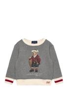 Ralph Lauren Kids Graphic Fleece-Knt-Sweatshirt Grå
