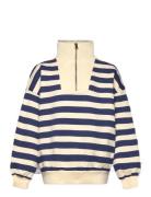 THE ANIMALS OBSERVATORY Stripes Navy Blowfly Sweatshirt Blå