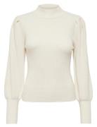 ONLY Onlkatia L/S Highneck Pullover Knt Noos Vit