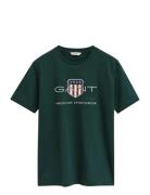 GANT Archive Shield Ss T-Shirt Grön