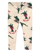 The New Tnsbholiday Rib Leggings Kräm