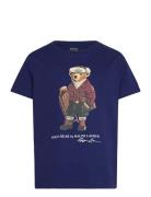 Ralph Lauren Kids 26/1 Jersey-Knt-T-Shirt Marinblå