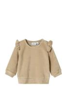 Name It Nbfnorah Ls Vel Top Beige