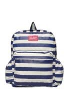 THE ANIMALS OBSERVATORY Stripes Navy Addax Backpack Marinblå