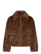Dante6 Dante6-Entity Faux Fur Bomber Jacket Brun