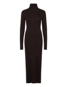 Polo Ralph Lauren Ribbed Turtleneck Dress Brun