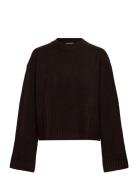 Monki Knitted Over D Sweater Brun