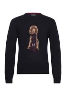 Hackett London Harry Knit Crew Marinblå