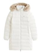 Tommy Jeans Tjw Essential Hooded Down Coat Vit