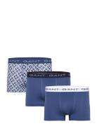 GANT G Pattern Trunk 3-Pack Blå