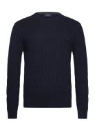 Hackett London Lw Cable Crew Marinblå