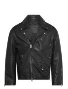 AllSaints Bradford Biker Svart