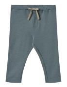 Wheat Jersey Pants Manfred Blå