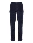 Knowledge Cotton Apparel Chuck Regular Corduroy Pants Marinblå