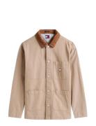 Tommy Jeans Tjm Workwear Cord Cllr Overshirt Beige