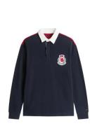 Tommy Hilfiger Ls Rwb Blocking Polo Marinblå
