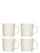 Iittala Teema Mug 0,3L White 4Pcs Vit