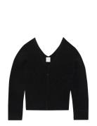 Calvin Klein Long Sleeve Button Up Cardigan Svart